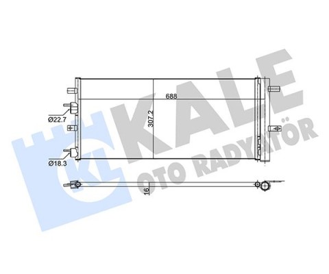 KLIMA RADYATORU KONDANSER MONDEO 14 1.0-1.5 ECOBOOST 1.5 TDCI 2.0 TDCI