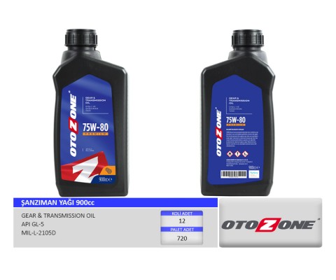 ŞANZIMAN YAĞI 75W-80 900CC