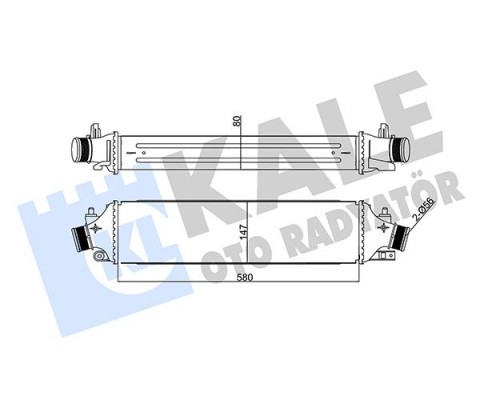 TURBO RADYATÖRÜ İNTERCOOLER ALFA ROMEO GIULIETTA 10 20 1.4 TB 1.8 TB 2.0 JTDM
