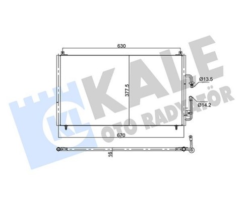 KONDENSER AL/AL PEUGEOT 406
