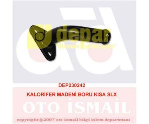KALORİFER MADENİ BORU KISA SLX