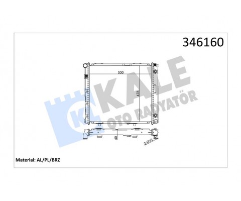 MOTOR SU RADYATORU MERCEDES W124 S124 KLIMALI