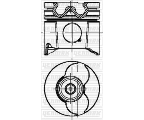 PİSTON SEGMAN STD 85mm P206-P306-P307-P406-P607-BOXER-PARTNER-EXPERT-JUMPY-C4-C5 2.0HDI-2.0JTD PKW-RHZ-RHY-DW10ATED