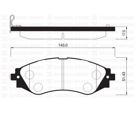 ÖN FREN BALATASI LACETTI 1.4-1.6-1.8 2.0D 04 NUBIRA 1.4-1.6-1.8 2.0D 04