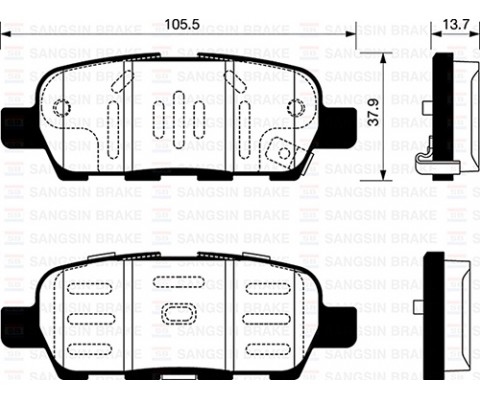 ARKA FREN BALATA NISSAN QASHQAI 1.6L 2.0L HR16 HR20 J10 06-10 / JUKE 1.5L Dci F15 10- 1.6L HR16DE F15 10- / MURANO 3.5L Z51 DCi 08- / X-TRAIL 2.0L M9R MR20DE T31 07-13