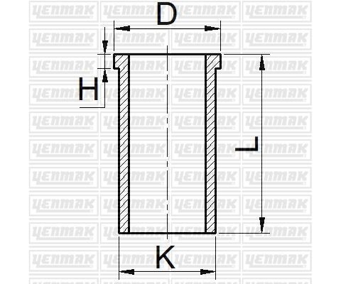 MOTOR GÖMLEĞİ 0.50 DUCATO-BOXER-MASTER S9W 2.8 FLANSLI 94.40 ÇAP