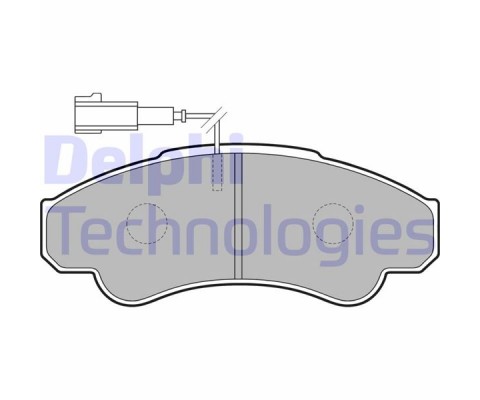 ÖN FREN BALATASI FİŞLİ BOXER 02/06 JUMPER 02/06 DUCATO 02/06 B.Y TİP 1800 KG