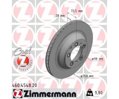 FREN DİSK ARKA PORSCHE TAYCAN 2019 358 MM - 28 MM