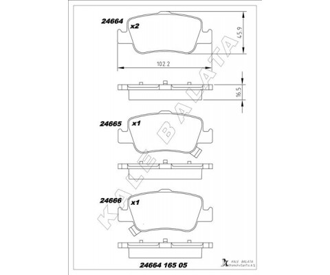 BALATA ARKA AURİS-TOURING-COROLLA 06 -