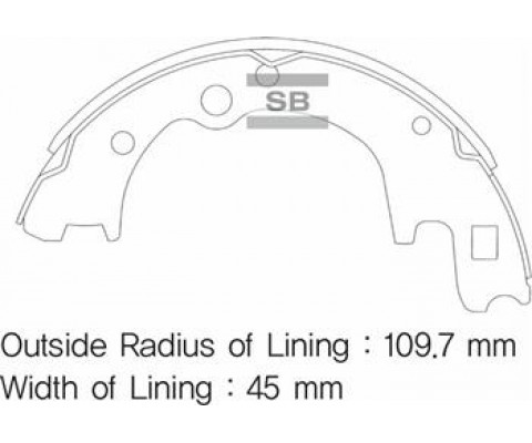 ARKA KAMPANA PABUÇ BALATA HYUNDAI H100 2.6L KAMYONET 94-03