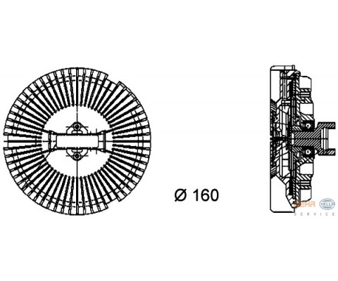 FAN TERMIGI PREMIUM LINE R.R 3 VOGUE L322 02 05 BMW E65 03 08 E53 00 03