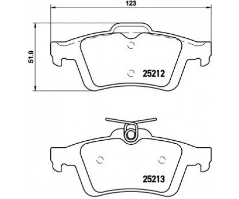 ARKA BALATA FOCUS II CMAX 03 CONNECT 02 LAGUNA III 07 OPEL VECTRA C 02 SIGNUM 03 CITROEN C5 08 PEUGEOT P508 10 18 1647875980-4254.A8