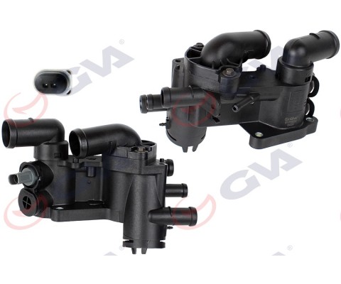TERMOSTAT 87C KOMPLE / MÜŞÜRLÜ POLO-SEAT CORDOBA-IBIZA-TOLEDO-FABIA 1.2-1.2 12V