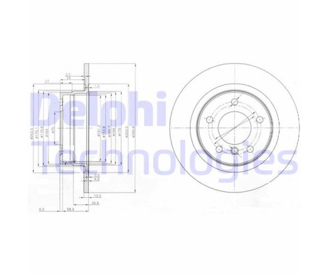 FREN DISKI ARKA BMW E81 E87 E90