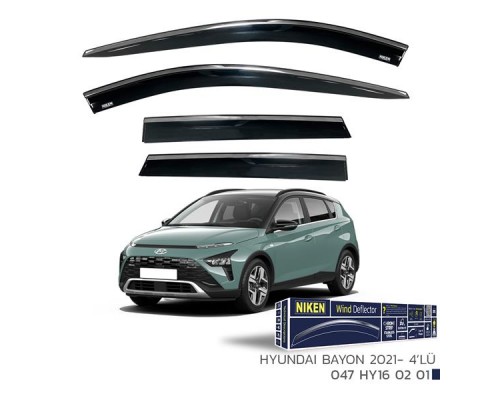 KROMLU CAM RÜZGARLIĞI HYUNDAI BAYON 2021- 4LÜ