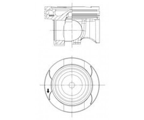 PISTON SEGMAN STD 82.01mm MERCEDES OM654 W177 W247 W205 C118 C257 W213 W223 W447 B907 B910