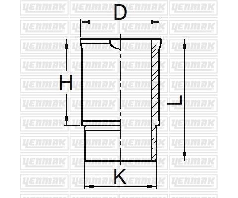 MOTOR GÖMLEĞİ STD R12 1300 CC.