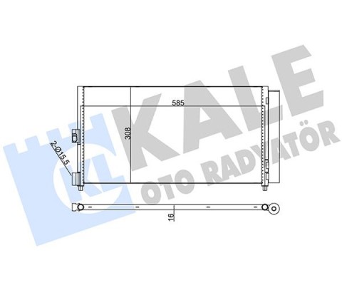 KLİMA RADYATÖRÜ KONDENSER FIAT DOBLO 01 IDEA 04 PUNTO 03 LANCIA YPSILON 06 11 1.2 1.3JTD 1.4 1.9JTD