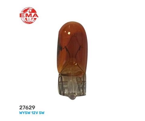 BÜYÜK DİPSİZ AMPÜL AMBER 27169 12V 5W SARI