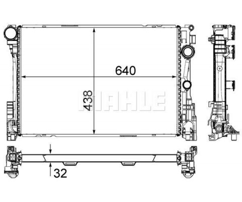 MOTOR SU RADYATORU MERCEDES W212 S212 C207 C218 X218 R172