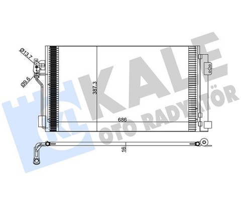 KLIMA RADYATORU MERCEDES VITO W639 03