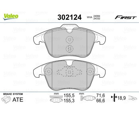ÖN FREN BALATASI PEUGEOT P508 10 18 1.6 VTI 1.6 THP 1.6HDI 2.0HDI 2.2HDI 283mm CAP