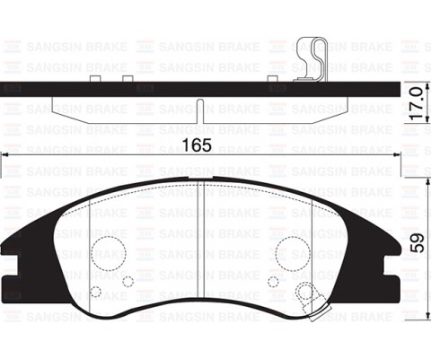 ÖN FREN BALATA KIA CERATO 2.0L D4EA dizel 04-06 / 1.6L G4EE benzinli 05-