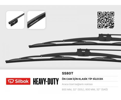 SİLECEK SÜPÜRGESİ 800MM ISUZU MİDİBUS-TURKUAZ-IVECO M25-M29-COBRA 160/BMC BELDE 220 YM 08 TEMSA PRES TİJ /MİDİBÜS 08 MB 0303-V8-80CM 08 TEMSA DİAMOND 08 IVECO M23-M50 08 MB 0402-0405-OTOKAR M3000 VİDAL