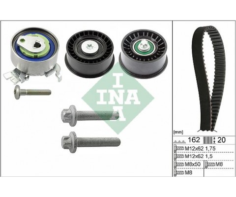 EKSANTRİK GERGİ KİTİ 162x200 ASTRA G-CORSA C-VECTRA C-MERIVA A-ZAFIRA A 1.4-1.6-1.8 16V Z16XE-Z14XE