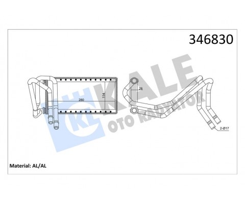 KALORIFER RADYATORU LAND ROVER 276DT 406PN DISCOVERY 3 L319 368DT 428PS R.R SPORT 1 L320