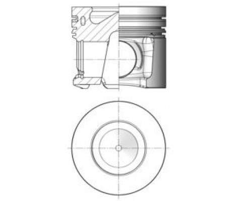 PISTON SEGMAN STD 84.00mm EURO 4 BMW E81 E82 E87 E88 E90 E92 E93 E60 E83 2008