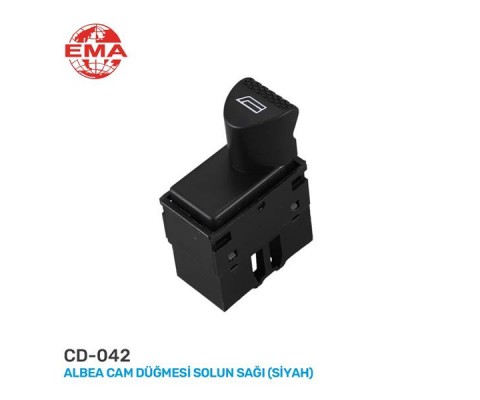 CAM AÇMA ANAHTARI FIAT ALBEA SOL KAPI SAĞ CAM TEKLİ - SÜRÜCÜ