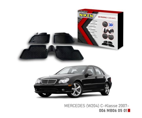 3D PASPAS MERCEDES W 204 C-Klasse 2007