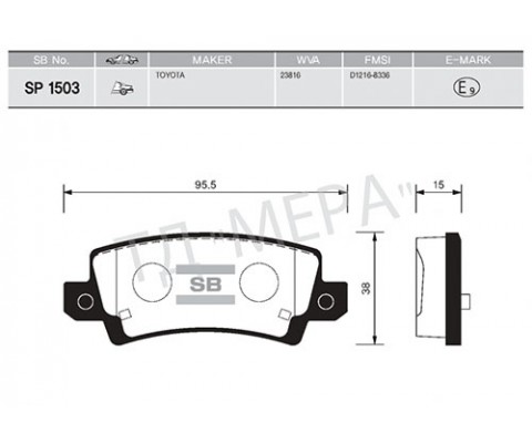 ARKA FREN BALATA TOYOTA COROLLA 1.4L 1.6L 4ZZ-FE 3ZZ-FE ZZE120 ZZE121 VVTi 02-06 / 1.4L 1NDTV NDE120 04-06