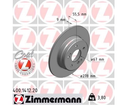 FREN DISKI ARKA MERCEDES W202 W203 CL203 W210 C208 W124