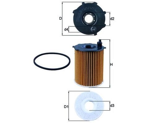 YAĞ FİLTRESİ BERLINGO-FIESTA-FOCUS-C-MAX-FUSION-206-207-307-308-BIPPER-JUMPY-XSARA- 1.4-HDI-1.6HDI