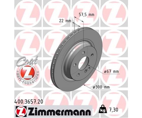 FREN DISKI ARKA MERCEDES W204 S204 C207 A207