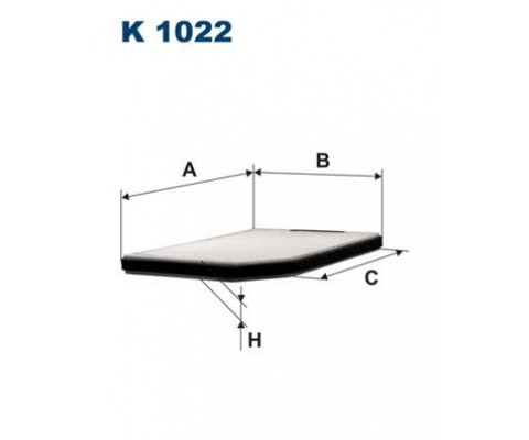POLEN FİLTRESİ LAGUNA 1.6-1.8-1.8 16V-2.0-2.0 16V-3.0-1.9DTI-1.9DCI-2.2D 93-01 TÜM MOD.