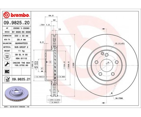 FREN DISKI ON MERCEDES C219 W211 S211 X204