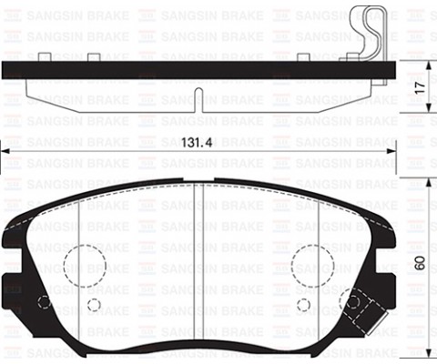 ÖN FREN BALATA OPEL INSIGNIA A 08-17 / CHEVROLET MALIBU 12- / SAAB 9.5 10-12