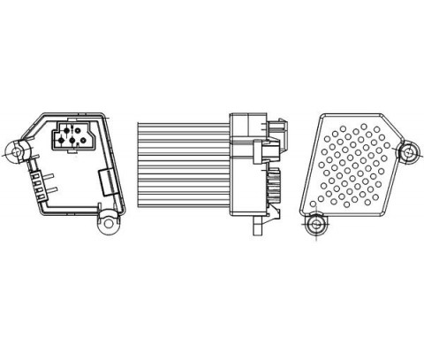 KLIMA KALORIFER REZISTANSI BMW E39 E46 E83 E53 99 06