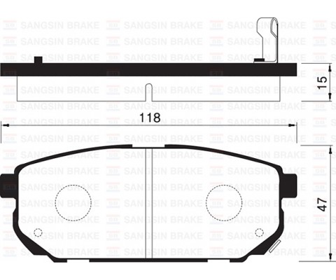 ARKA FREN BALATA KIA SORENTO 2.5L D4CB CRDi 02-