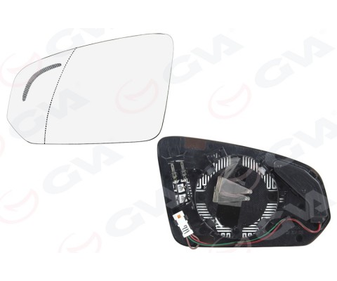 AYNA CAMI ISITMALI ASFERİK SOL VOLVO S60 II-III S90 V60 V90 19 ŞERİT ASİSTANINA SAHİP ARAÇLAR