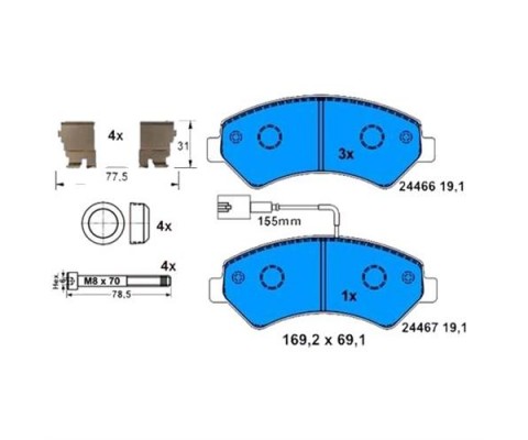 ÖN FREN BALATASI BOXER-DUCATO-JUMPER 06 16