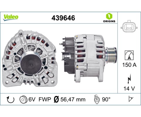 ALTERNATOR GRAND SCENIC IV 1.5DCI 16 GRAND SCENIC IV 1.5DCI HYBRİD 16