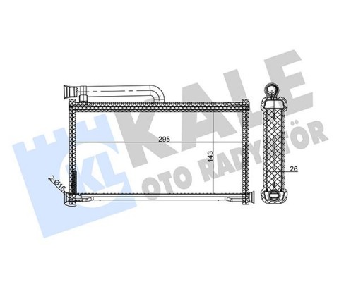 KALORİFER AL/PL/BRZ A6 2.0-2.7 TDI 04
