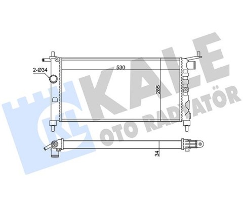 RADYATÖR CORSA B-TIGRA-COMBO 1.2-1.4-1.4 16V KLİMASIZ MEK