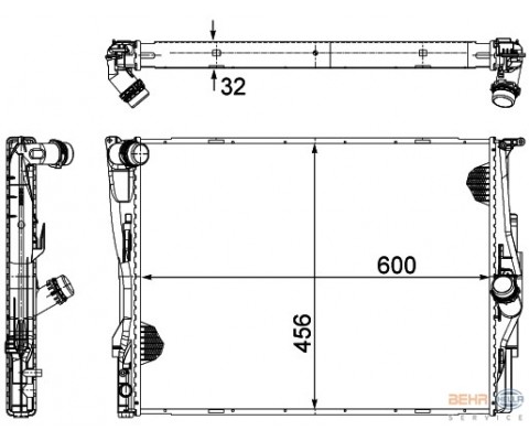 MOTOR SU RADYATORU OTO/MANUEL TAPASIZ BMW E81 E82 E87 E88 E90 E91 E92 E93 X1 E84 Z4 E89