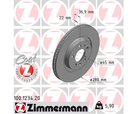 ÖN FREN AYNASI GOLF IV 97-06 BORA 98-05 OCTAVIA 99 TOLEDO II-LEON 99-06 A3 99 280x22x5DLxHAVALI 986478852-DF2804-DF2804BP