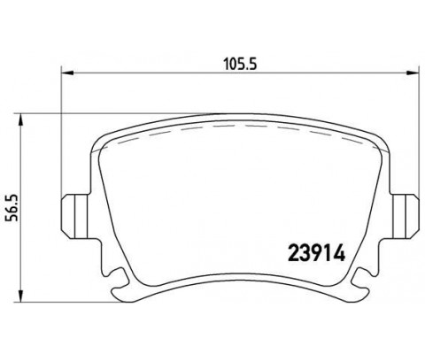 ARKA BALATA PASSAT-CC-CADDY-GOLF5-GOLF6-JETTA-A3-A6-LEON-OCTAVIA-SUPERB 04 GDB1622